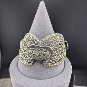 Vintage Emmons Bracelet Silver Tone 7.5"